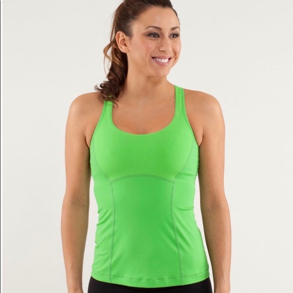 Lululemon Run: Pace Tank Green Size 2 - Picture 2 of 6